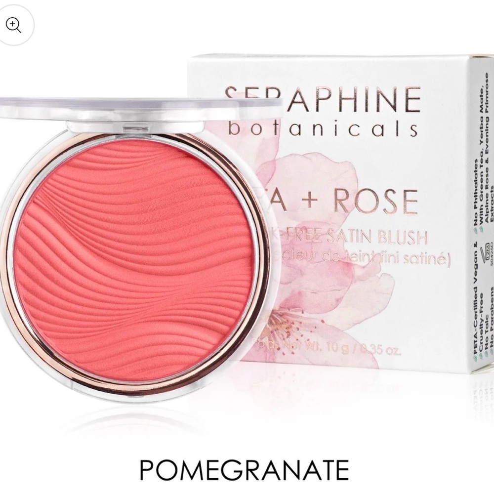 Seraphine Botanicals Pomegranate Satin Blush